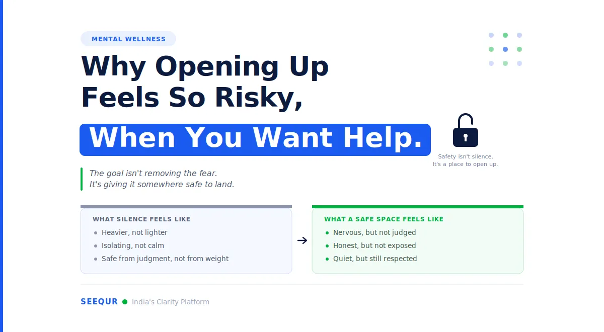 Why Opening Up Feels So Risky, Even When You Want Help by SEEQUR Editorial Team
